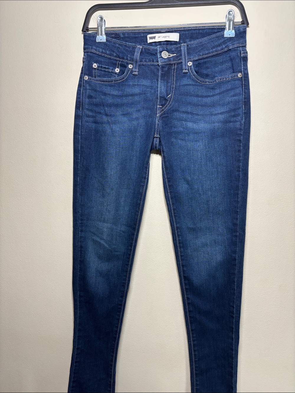 Levi's Women's Skinny Jeggings in Dark Blue Indigo